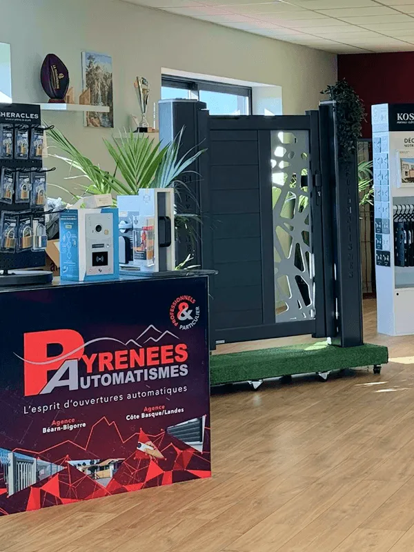 Showroom Pyrénées Automatismes à Sauvagnon près de Pau